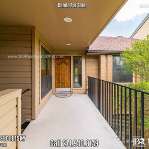 Condo For Sale with amazing golf course and lake views in Dallas, TX - Call 214-940-8149 Oleg Sedletsky Realtor.