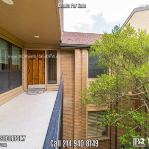 Condo For Sale with amazing golf course and lake views in Dallas, TX - Call 214-940-8149 Oleg Sedletsky Realtor.
