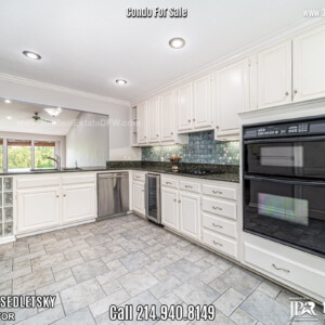 Condo For Sale with amazing golf course and lake views in Dallas, TX - Call 214-940-8149 Oleg Sedletsky Realtor.