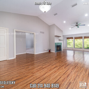 Condo For Sale with amazing golf course and lake views in Dallas, TX - Call 214-940-8149 Oleg Sedletsky Realtor.