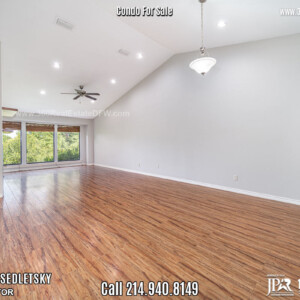 Condo For Sale with amazing golf course and lake views in Dallas, TX - Call 214-940-8149 Oleg Sedletsky Realtor.