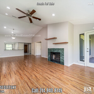 Condo For Sale with amazing golf course and lake views in Dallas, TX - Call 214-940-8149 Oleg Sedletsky Realtor.