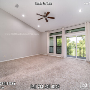 Condo For Sale with amazing golf course and lake views in Dallas, TX - Call 214-940-8149 Oleg Sedletsky Realtor.