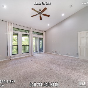 Condo For Sale with amazing golf course and lake views in Dallas, TX - Call 214-940-8149 Oleg Sedletsky Realtor.
