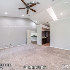 Condo For Sale with amazing golf course and lake views in Dallas, TX - Call 214-940-8149 Oleg Sedletsky Realtor.