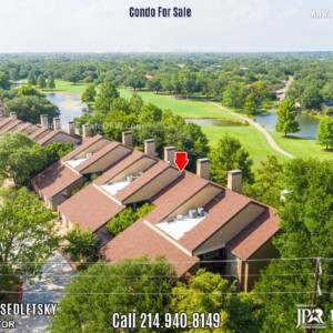 Condo For Sale with amazing golf course and lake views in Dallas, TX - Call 214-940-8149 Oleg Sedletsky Realtor.