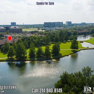 Condo For Sale with amazing golf course and lake views in Dallas, TX - Call 214-940-8149 Oleg Sedletsky Realtor.