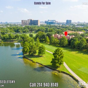 Condo For Sale with amazing golf course and lake views in Dallas, TX - Call 214-940-8149 Oleg Sedletsky Realtor.