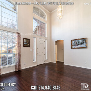 House For Sale 4Bd, 3.1 Ba, 3500 Sqft, in The Colony, TX. Well maintained 2 story home in highly sought after Legend Crest Community! Call Oleg Sedletsky Realtor at 214-940-8149
