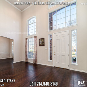House For Sale 4Bd, 3.1 Ba, 3500 Sqft, in The Colony, TX. Well maintained 2 story home in highly sought after Legend Crest Community! Call Oleg Sedletsky Realtor at 214-940-8149